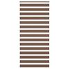 vidaXL zebras žalūzijas, brūnas, 105x200 cm, audums, platums 100,9 cm, poliesters