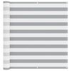 vidaXL Balkona ekrāns 120 x 400 cm Oksforda audums Taisnstūra