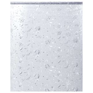 vidaXL loga plēve, matēta, puķes raksts, 45x500 cm, PVC