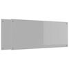 vidaXL Virtuves aizsargpaneļi 2 pcs Gai&scaron;i pelēks 120 x 50 cm