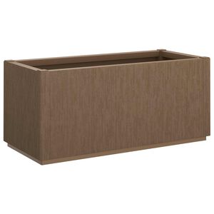 vidaXL Dārza ziedu kaste Brūna 80 x 36 x 35 cm PP