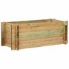 vidaXL Dārza paaugstināta dārzeņu gulta Zaļa 120 x 80 x 32 cm