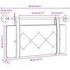 vidaXL Karājo&scaron;s galvgalis Pelēks 80 cm Antīks PU