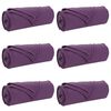 vidaXL Pledu segas 6 pcs Violeta 270 x 240 cm Flīss