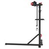 vidaXL velosipēdu remonta statīvs salokāms 92-152 cm sarkans tērauds