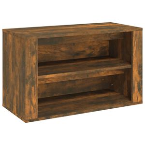 vidaXL apavu plaukts, ozolkoka krāsa, 75x35x45 cm, inženierijas koks