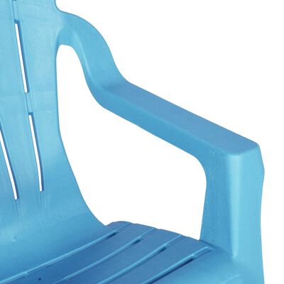 vidaXL dārza krēsli bērniem, 2 gab., zili, 37x34x44 cm, PP