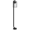 vidaXL āra zemes lampa, melnas, 100 cm, nerūsējo&scaron;s tērauds