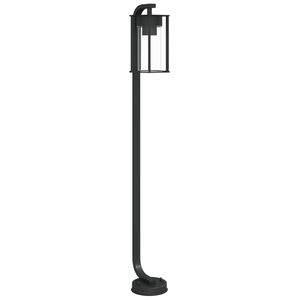 vidaXL āra zemes lampa, melnas, 100 cm, nerūsējo&scaron;s tērauds
