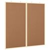 vidaXL Saziņas tāfele 80 x 80 x 1.4 cm Priedes masīvkoks Brūna