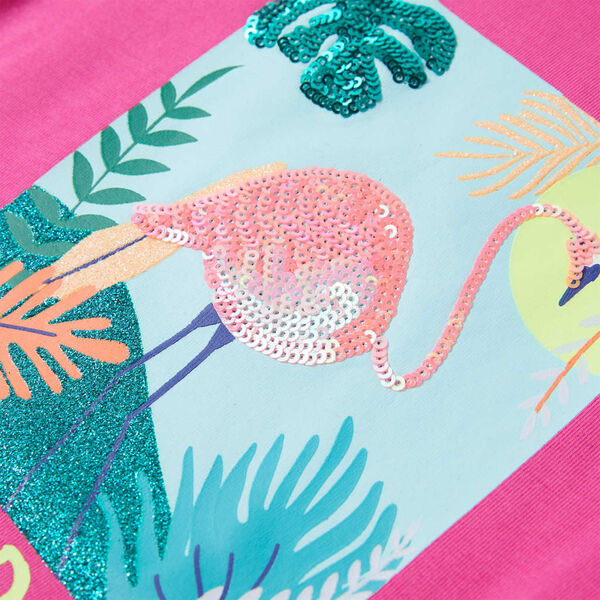 Bērnu T-krekls, tum&scaron;i rozā, 92