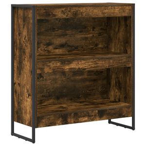 vidaXL Grāmatplaukts 80 x 30 x 86,5 cm Inženierijas koks Dūmu ozols