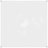 vidaXL caurspīdīgs brezents ar cilpiņām, 2x2 m, PVC