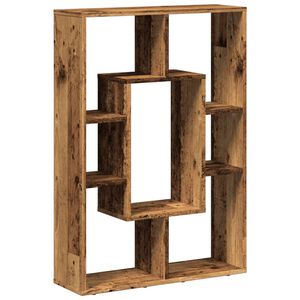 vidaXL grāmatu plaukts, veca koka, 63x20x90 cm, inženierijas koks