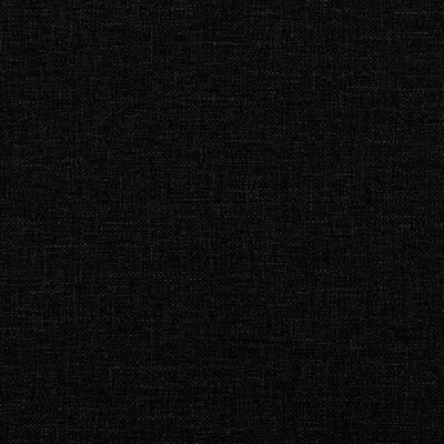 vidaXL dienas gulta, melna, 80x200 cm, audums
