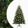 vidaXL Mākslīgā Ziemassvētku eglīte ar rotājumiem 120 cm 150 LED