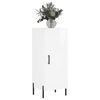 vidaXL kumode, spīdīgi balta, 34,5x34x90 cm, inženierijas koks