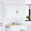 vidaXL virtuves sienas skapji 2 gab "Kalmar" White Engineered Wood