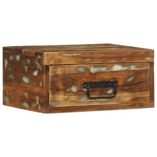 vidaXL Sienas naktsskapī&scaron;i 2 gab. Reģenerēts masīvkoks