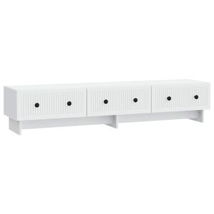 vidaXL Televizora skapī&scaron;a Balts 147 x 34,5 x 30 cm Inženierijas koks