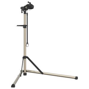 vidaXL velosipēdu remonta statīvs, salokāms, 102-160 cm, alumīnijs