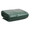 vidaXL brezenta pārklājs, zaļ&scaron;, 6x8 m, 650 g/m&sup2;