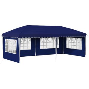 vidaXL Pop-up svinību teltis 575 x 289 x 245 cm Zila