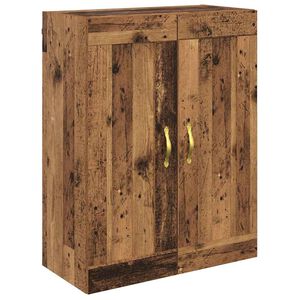 vidaXL Sienas skapis Vecs koks 69,5 x 34 x 90 cm Inženierijas koks