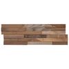 vidaXL Sienas paneļi 10 gab. Dabiska 56 x 18 x 2 cm Ciets tek&scaron;a koks