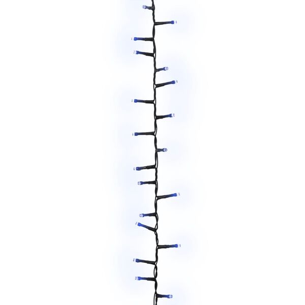 vidaXL LED lampiņu virtene ar 3000 LED, zila, 65 m, PVC