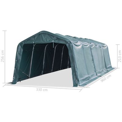 vidaXL telts rāmis, tērauds, 3,3x9,6 m