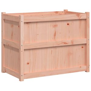 vidaXL dārza puķu kaste, 90x50x70 cm, Duglasa egles masīvkoks