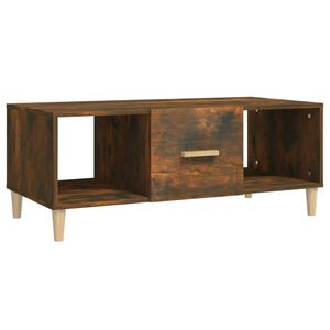 vidaXL kafijas galdiņ&scaron;, koka krāsa, 102x50x40 cm, inženierijas koks