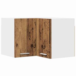 vidaXL Piekarams skapītis Vecs koks un balts 57 x 57 x 40 cm