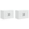 vidaXL Trauku ma&scaron;īnas panelis Kalmar 2 pcs Balts 60 x 31 x 40 cm
