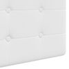 vidaXL Karājo&scaron;s galvgalis Balts 100 x 55 x 5 cm audums