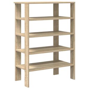 vidaXL apavu plaukts ozola krāsa 61x32x87,5 cm inženierijas koks