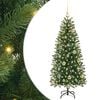 vidaXL Mākslīgā Ziemassvētku eglīte Zaļa 120 cm PE un PVC