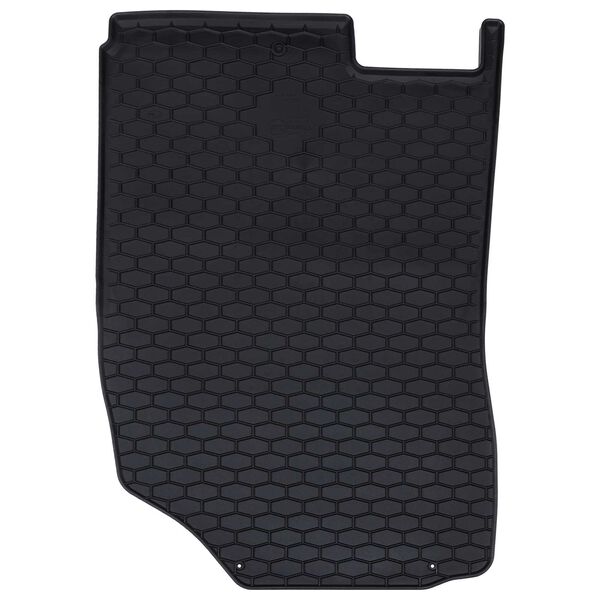 vidaXL Auto paklājs 4 pcs Melns piemērots HYUNDAI i20 2014-2019 Gumija