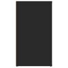 vidaXL kumode, melna, 100x33x59,5 cm, inženierijas koks
