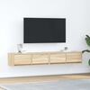 vidaXL TV skapī&scaron;i, 2 gab., ozolkoka, 80x31x25,5 cm, inženierijas koks