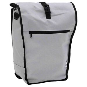 vidaXL Velosipēda soma Pelēka 34 x 16 x 59 cm Poliesters