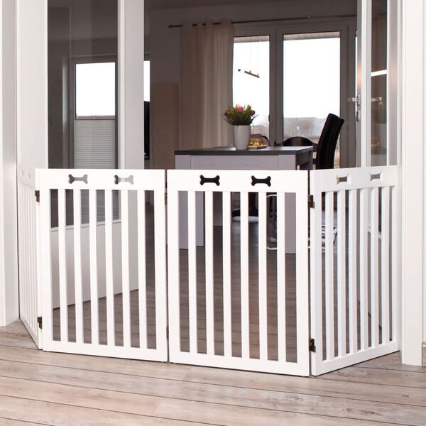 TRIXIE suņu barjera, 4-daļīga, 60-160 cm, balts MDF