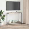 vidaXL Konsoles galds ar plauktu Artisānā ozols 100 x 22,5 x 75 cm