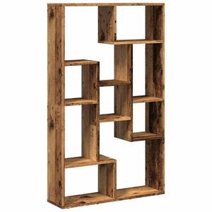 vidaXL grāmatu plaukts, veca koka, 72x20x120,5 cm, inženierijas koks