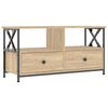 vidaXL TV skapītis, 90x33x45 cm, inženierijas koks, dzelzs, ozolkoka