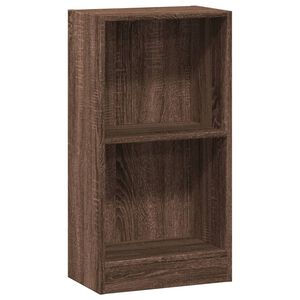 vidaXL grāmatu plaukts, brūna koka, 40x24x76 cm, inženierijas koks