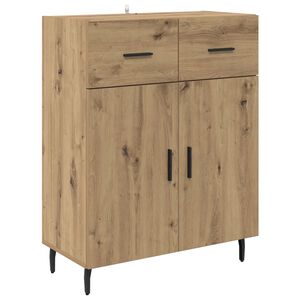 vidaXL Puse Artisānā ozols 69,5 x 34 x 90 cm Inženierijas koks