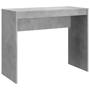 vidaXL rakstāmgalds, betona pelēks, 90x40x72 cm, inženierijas koks