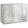 vidaXL Gaisa kondicioniera pārsegs Sudraba 110 x 50 x 80 cm